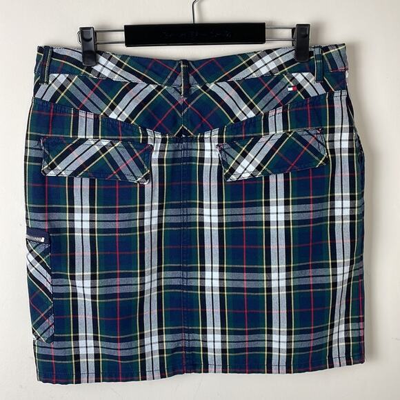 Tommy Hilfiger Plaid Cargo Skirt  - Size 12 - Picture 2 of 6